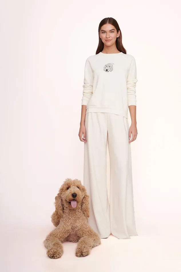 Women STAUD Pet Sweats and Knits CUSTOM STAUD X CBONZ SWEATSHIRT CREAM