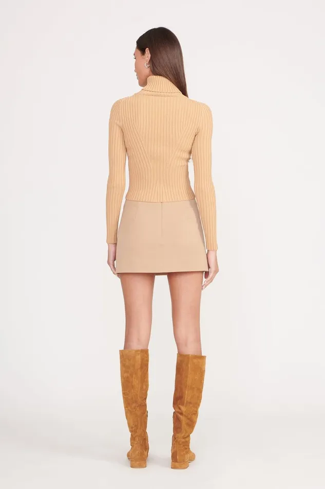 Women STAUD Skirts ANNETTE SKIRT CAMEL