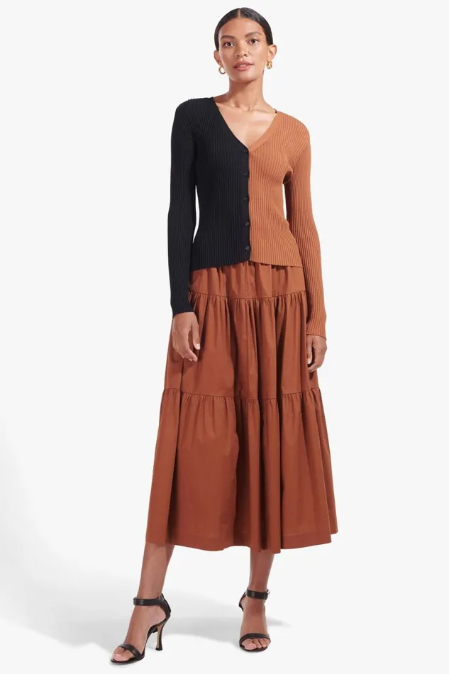 Women STAUD Skirts SEA SKIRT TAN