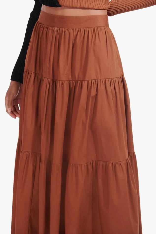 Women STAUD Skirts SEA SKIRT TAN Women STAUD Skirts SEA SKIRT TAN