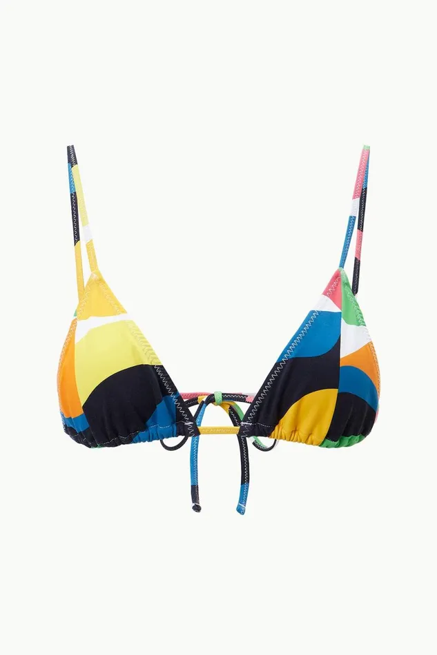 Women STAUD Swim ALEXIS TRIANGLE TOP MARBLE WAVE Women STAUD Swim ALEXIS TRIANGLE TOP MARBLE WAVE