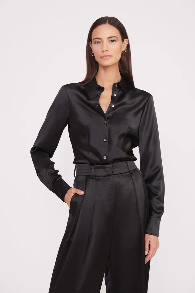 Women STAUD Tops BOGART TOP BLACK