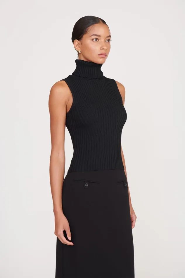Women STAUD Tops CALLUM TOP BLACK Women STAUD Tops CALLUM TOP BLACK