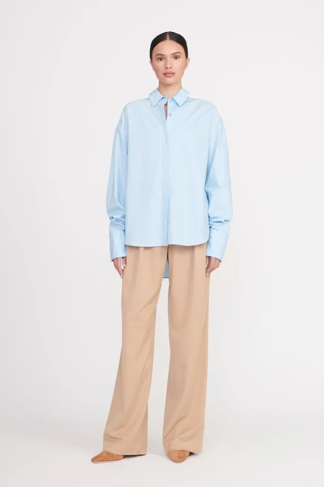 Women STAUD Tops COLTON SHIRT FRENCH BLUE Women STAUD Tops COLTON SHIRT FRENCH BLUE