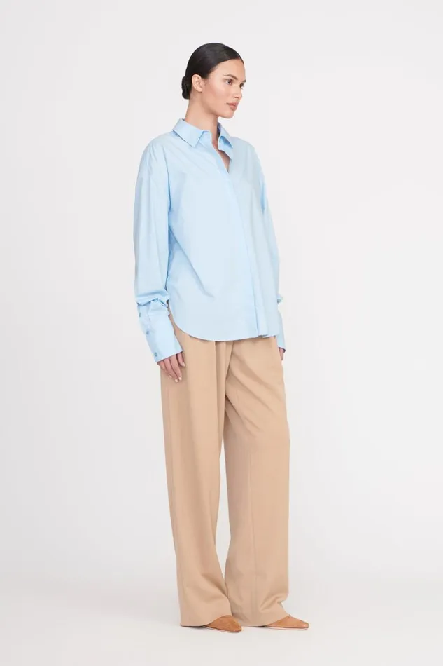 Women STAUD Tops COLTON SHIRT FRENCH BLUE Women STAUD Tops COLTON SHIRT FRENCH BLUE