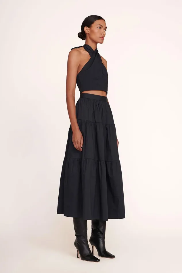 Women STAUD Tops KAI TOP BLACK