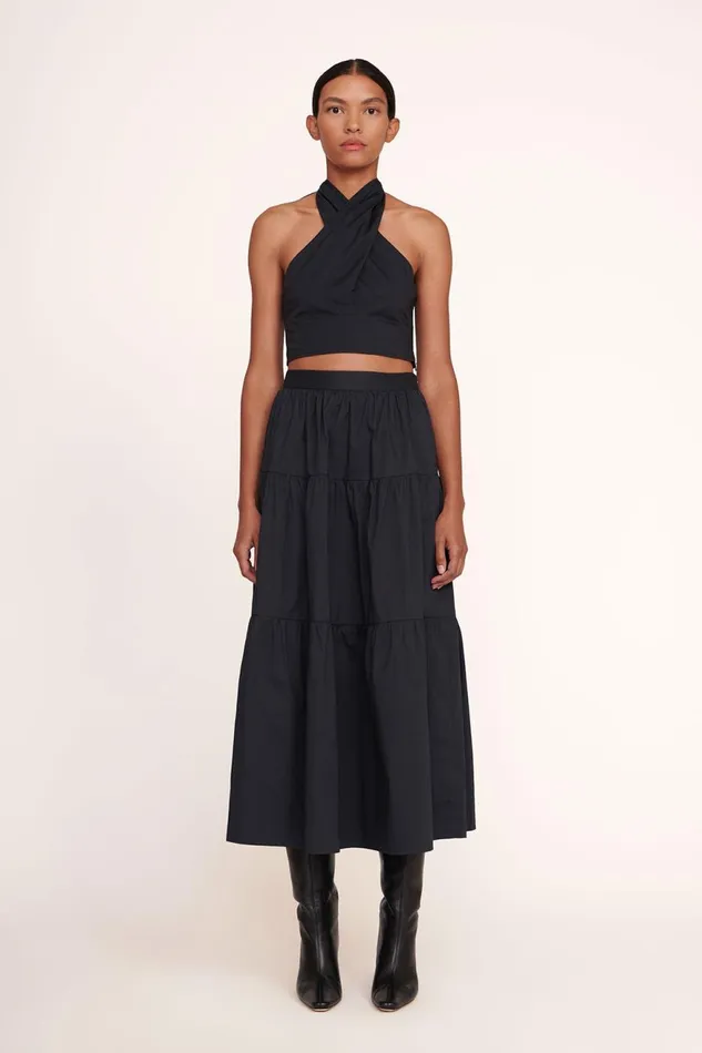Women STAUD Tops KAI TOP BLACK