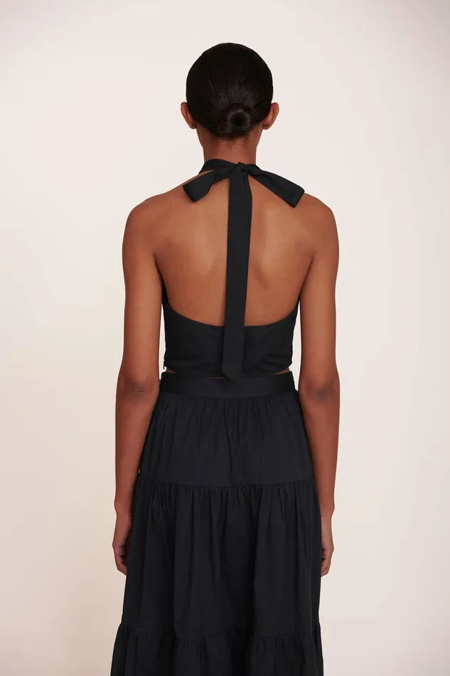 Women STAUD Tops KAI TOP BLACK