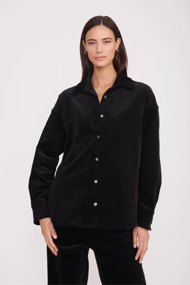 Women STAUD Tops MATTHEW SHIRT BLACK