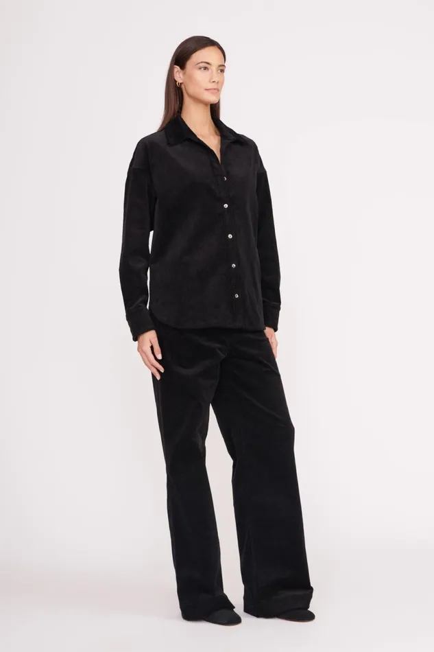 Women STAUD Tops MATTHEW SHIRT BLACK Women STAUD Tops MATTHEW SHIRT BLACK