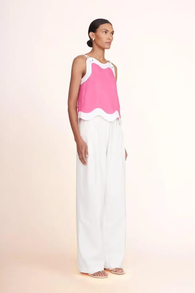 Women STAUD Tops RENATA TOP BLOSSOM WHITE Women STAUD Tops RENATA TOP BLOSSOM WHITE
