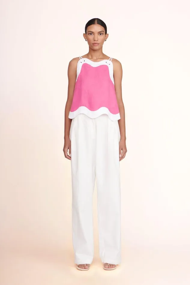Women STAUD Tops RENATA TOP BLOSSOM WHITE Women STAUD Tops RENATA TOP BLOSSOM WHITE