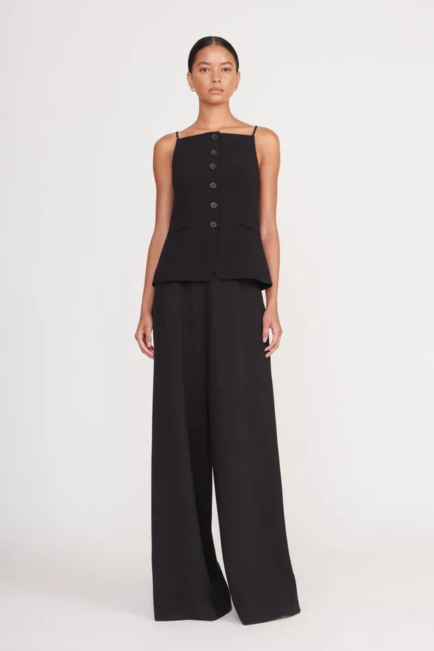 Women STAUD Tops UNA TOP BLACK Women STAUD Tops UNA TOP BLACK