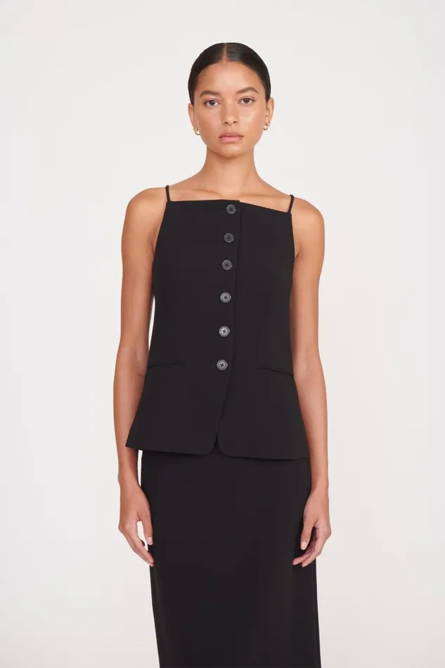 Women STAUD Tops UNA TOP BLACK Women STAUD Tops UNA TOP BLACK