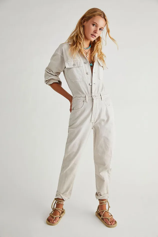 Women StraightLeg Jeans Free People Citizens Of Humanity Liu Jumpsuit Desert Haze Women StraightLeg Jeans Free People Citizens Of Humanity Liu Jumpsuit Desert Haze