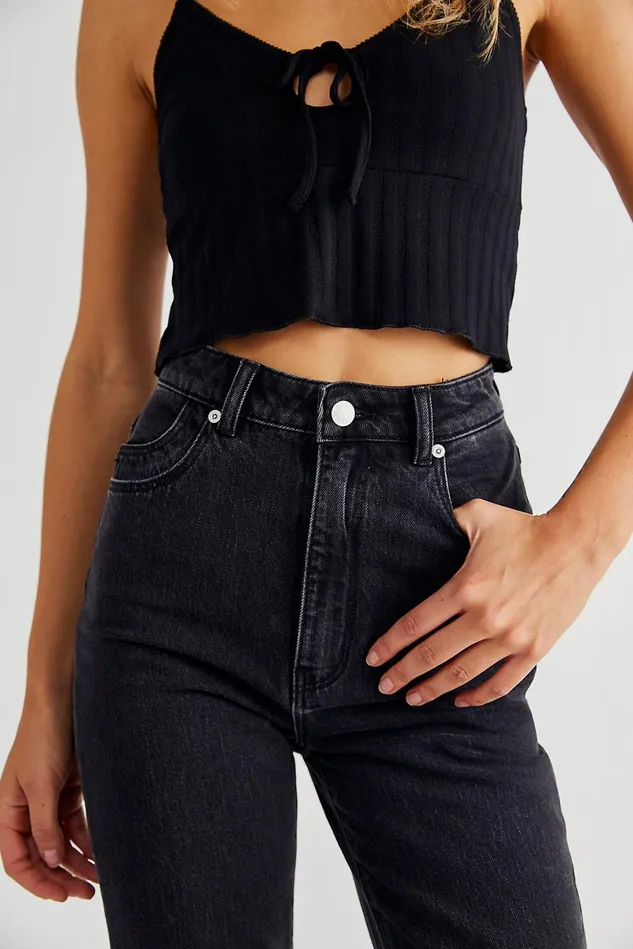 Women StraightLeg Jeans Free People Rollas Dusters Jeans Comfort Shadow