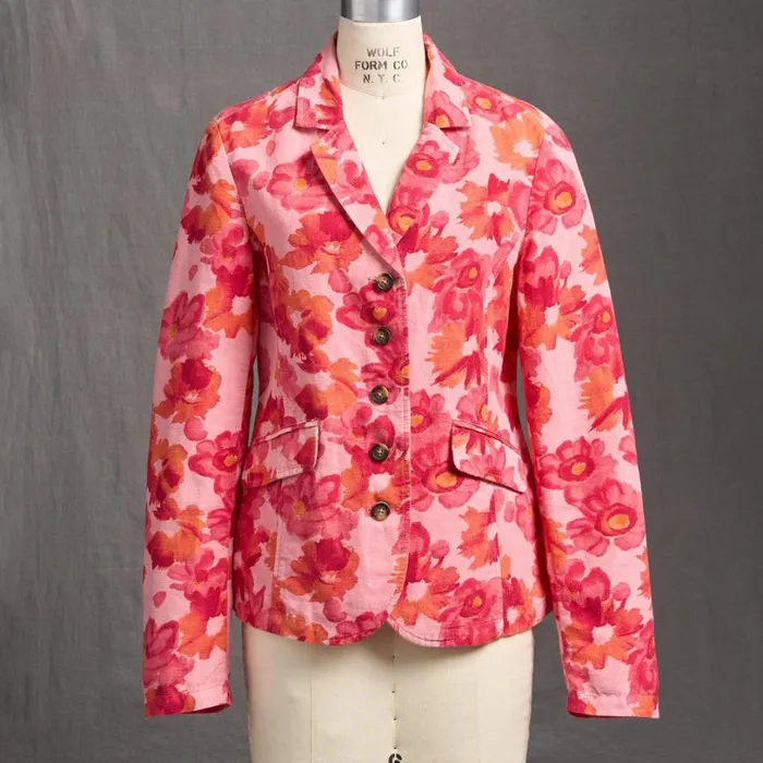 Women Sunrise Bloom Blazer Petite Coral Sundance Catalog Petite Styles Women Sunrise Bloom Blazer Petite Coral Sundance Catalog Petite Styles