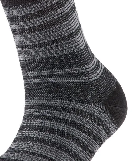 Women Sunset Stripe Women Socks Black FALKE Functionals