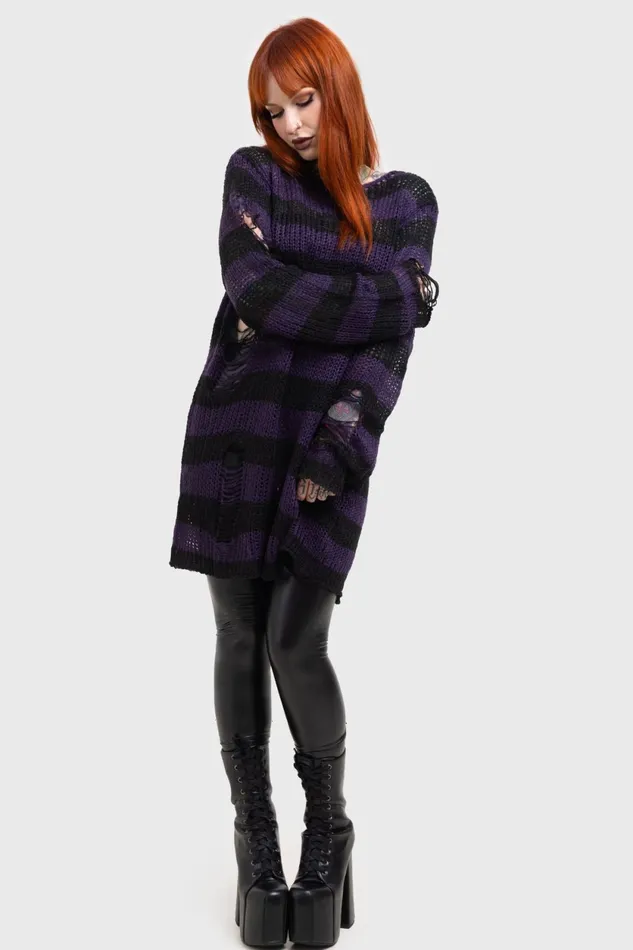 Women Sweaters Killstar Graph Knit Sweater