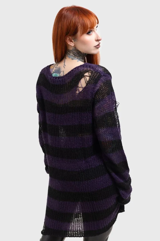 Women Sweaters Killstar Graph Knit Sweater