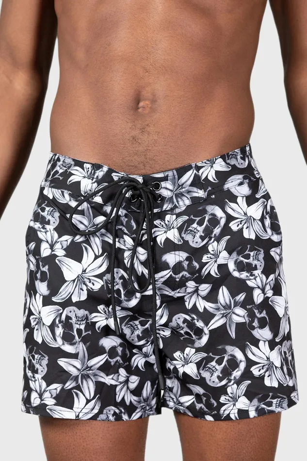 Women Swim Killstar Denarian039s Coin Swim Shorts