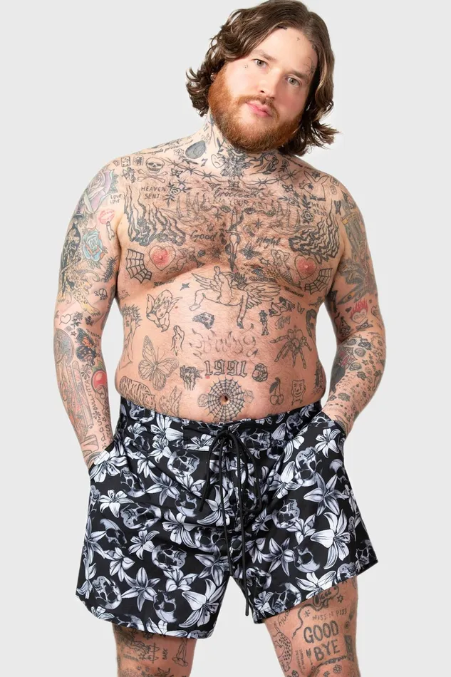 Women Swim Killstar Denarian039s Coin Swim Shorts