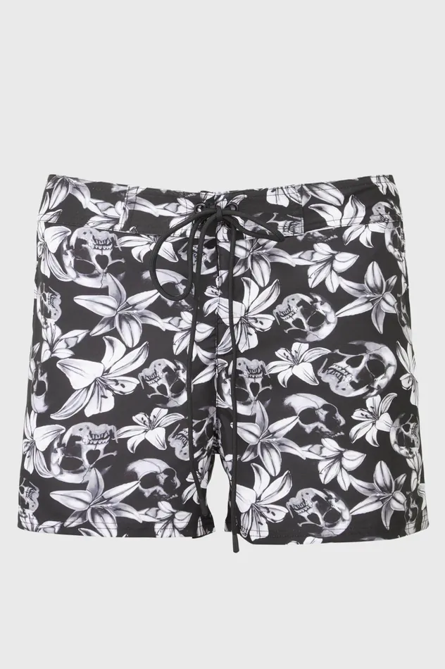Women Swim Killstar Denarian039s Coin Swim Shorts