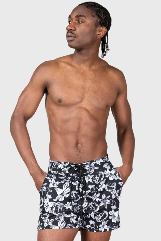Women Swim Killstar Denarian039s Coin Swim Shorts