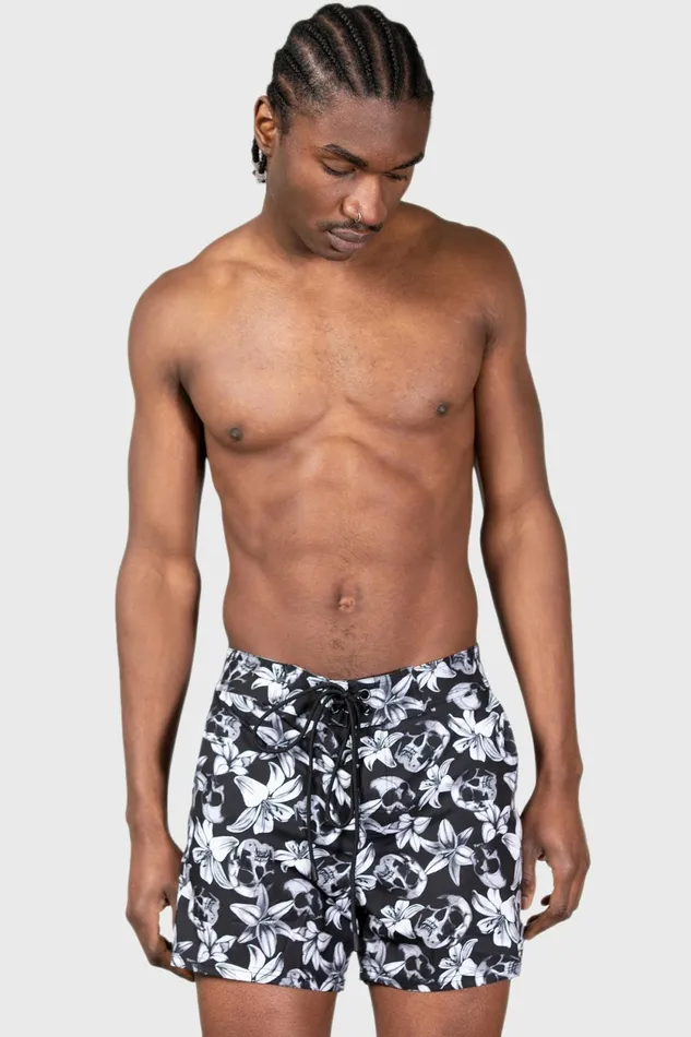 Women Swim Killstar Denarian039s Coin Swim Shorts