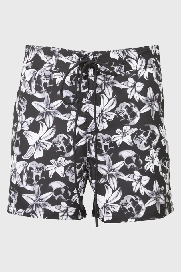 Women Swim Killstar Denarian039s Coin Swim Shorts