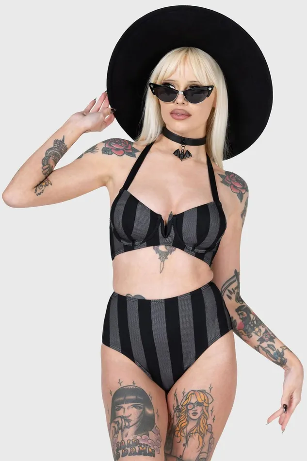 Women Swim Killstar Zombie Atoll Bikini