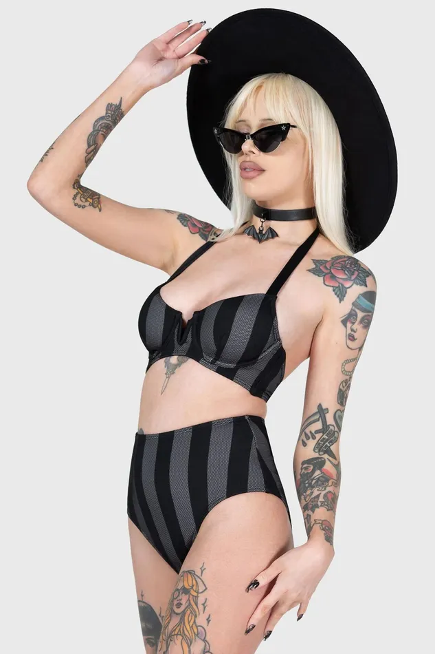 Women Swim Killstar Zombie Atoll Bikini