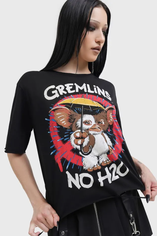 Women TShirts and Vests Killstar No H20 Short Sleeve Top