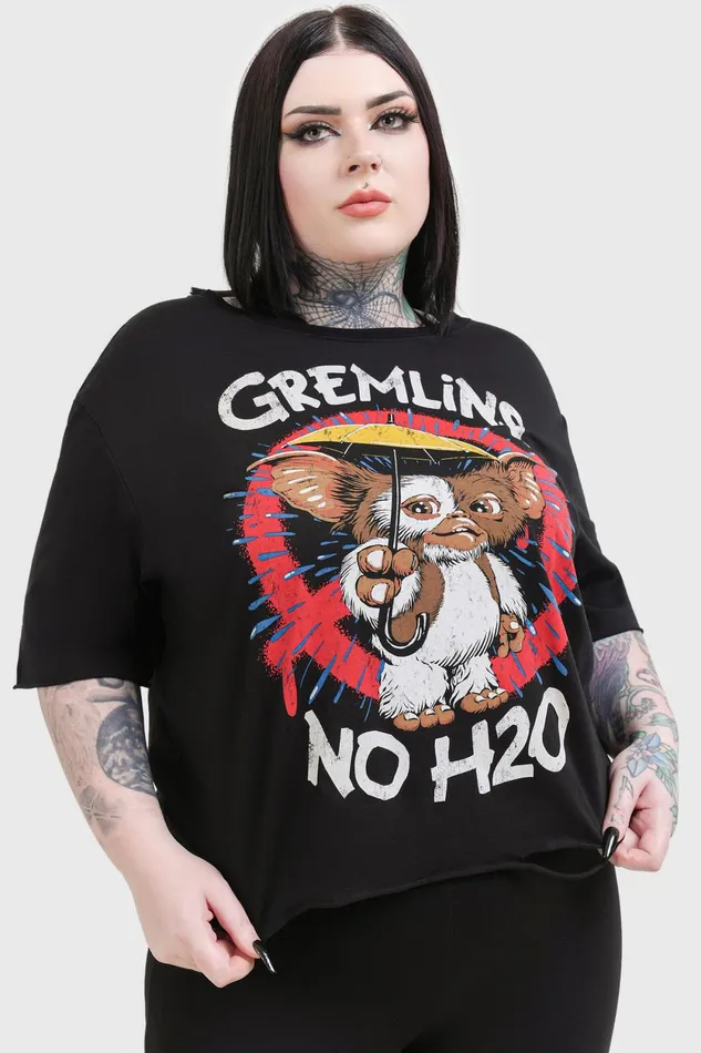 Women TShirts and Vests Killstar No H20 Short Sleeve Top