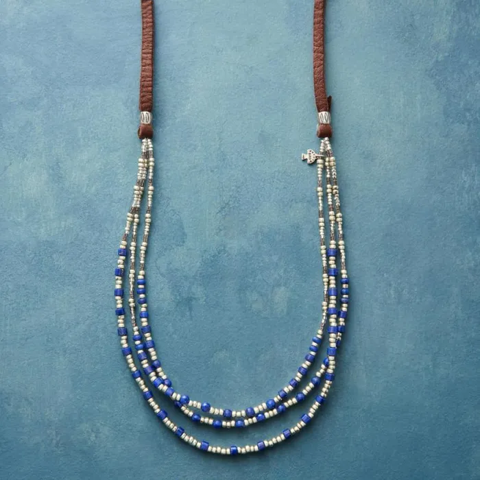 Women Tahoe Lapis Necklace Sundance Catalog Necklaces