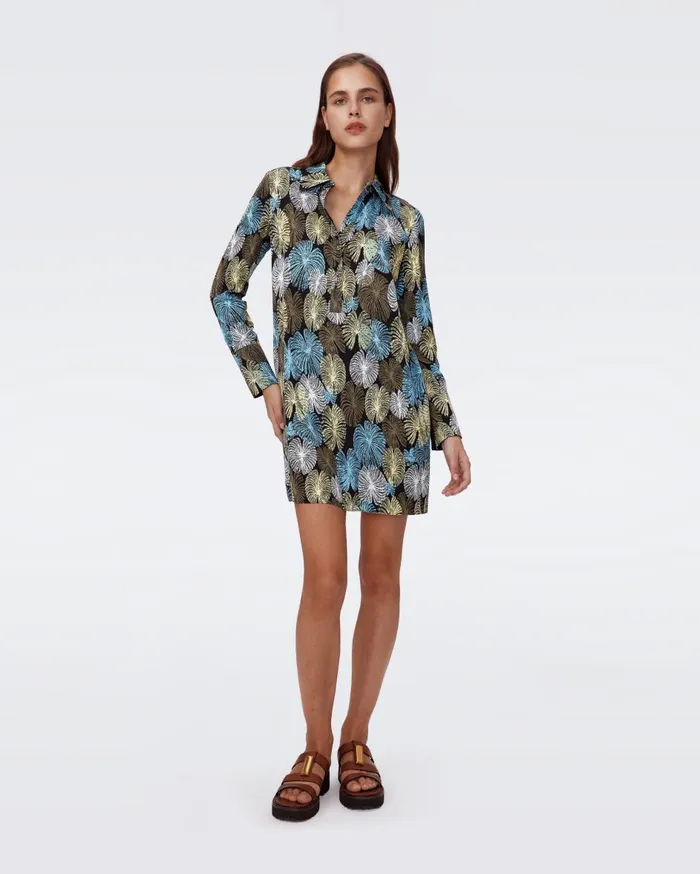 Women Tamina Dress Fireworks Black DVF Dresses