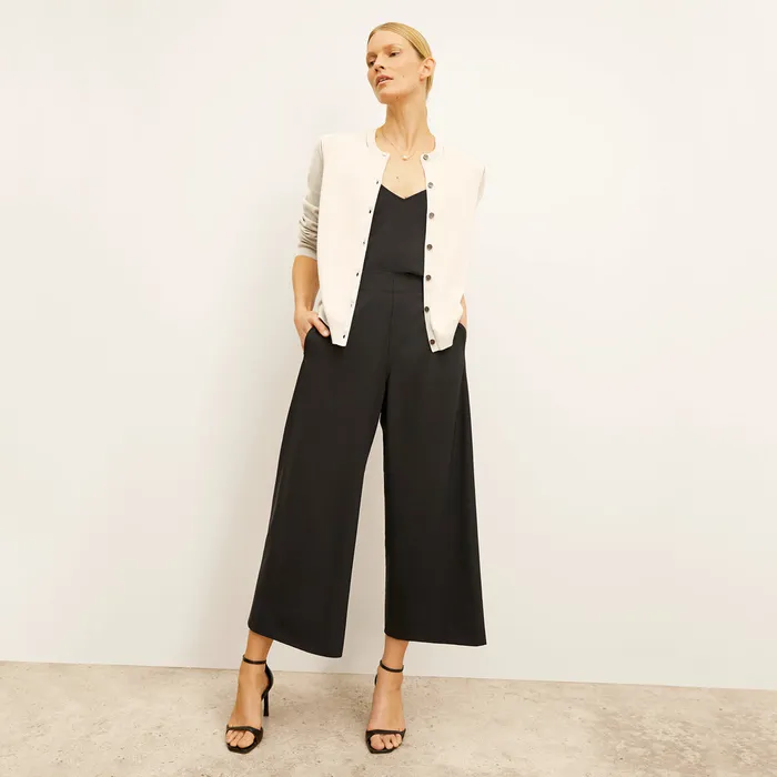 Women The Elena Travel Culotte 8211 OrigamiTech Black Origamitech Suiting M M LaFleur
