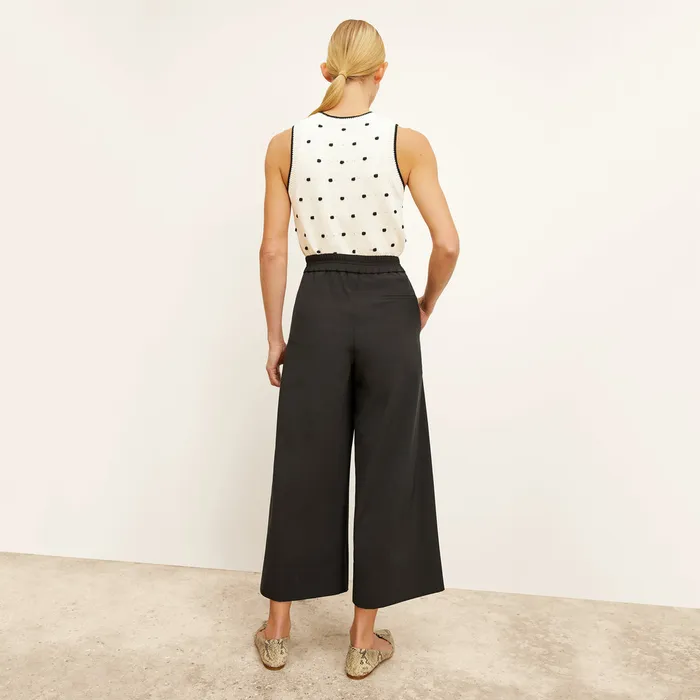 Women The Elena Travel Culotte 8211 OrigamiTech Black Origamitech Suiting M M LaFleur