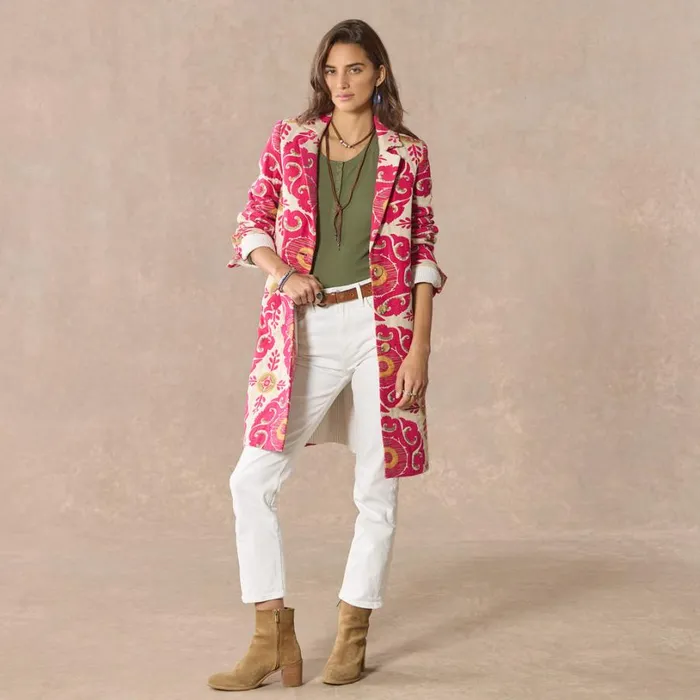 Women Tilework Treasure Topper Lipstick Sundance Catalog Jackets and Coats Women Tilework Treasure Topper Lipstick Sundance Catalog Jackets and Coats