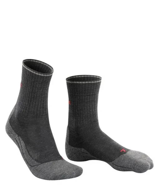 Women TK2 Explore Wool Silk Women Trekking Socks Anthramel FALKE Hiking Socks
