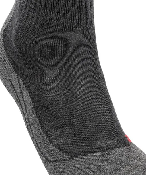 Women TK2 Explore Wool Silk Women Trekking Socks Anthramel FALKE Hiking Socks