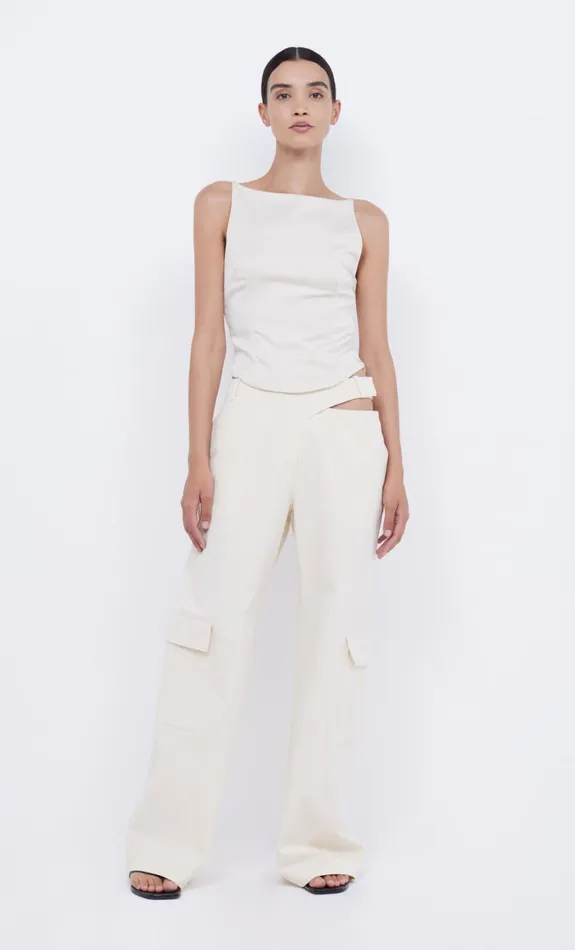 Women Tops Bec Bridge JONES BOATNECK TOP Vanilla Bean