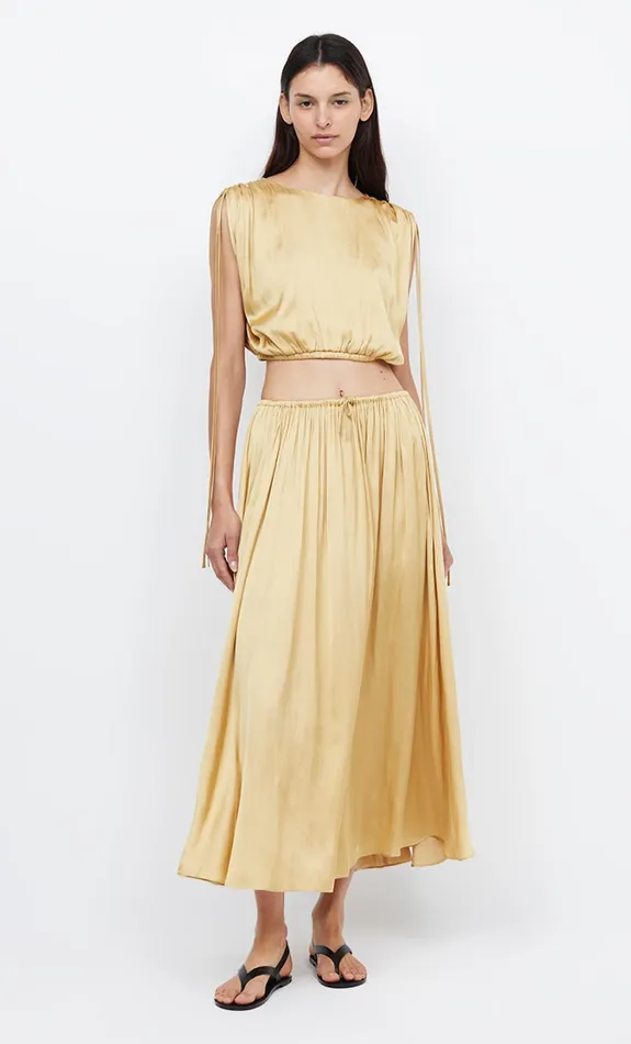 Women Tops Bec Bridge PARADISE CROPPED TOP Straw