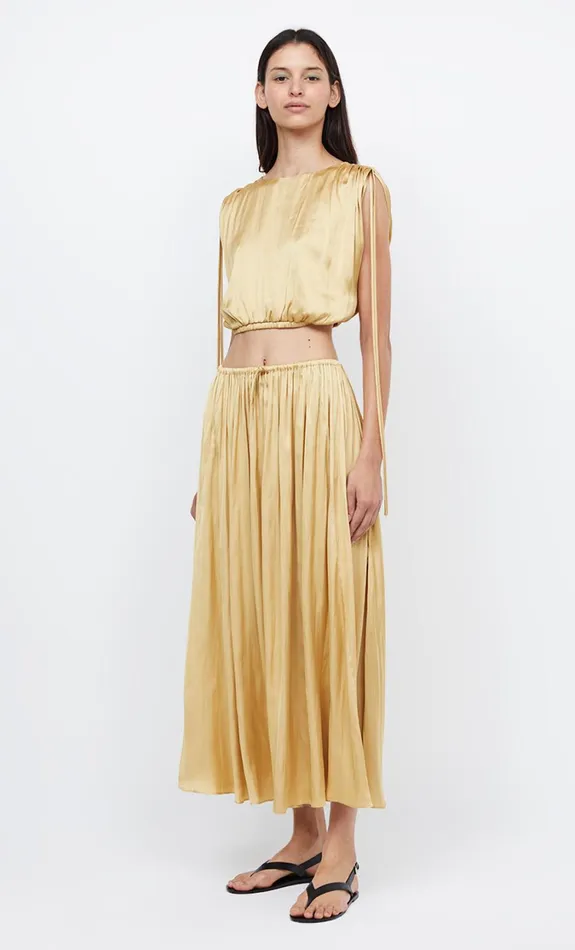 Women Tops Bec Bridge PARADISE CROPPED TOP Straw