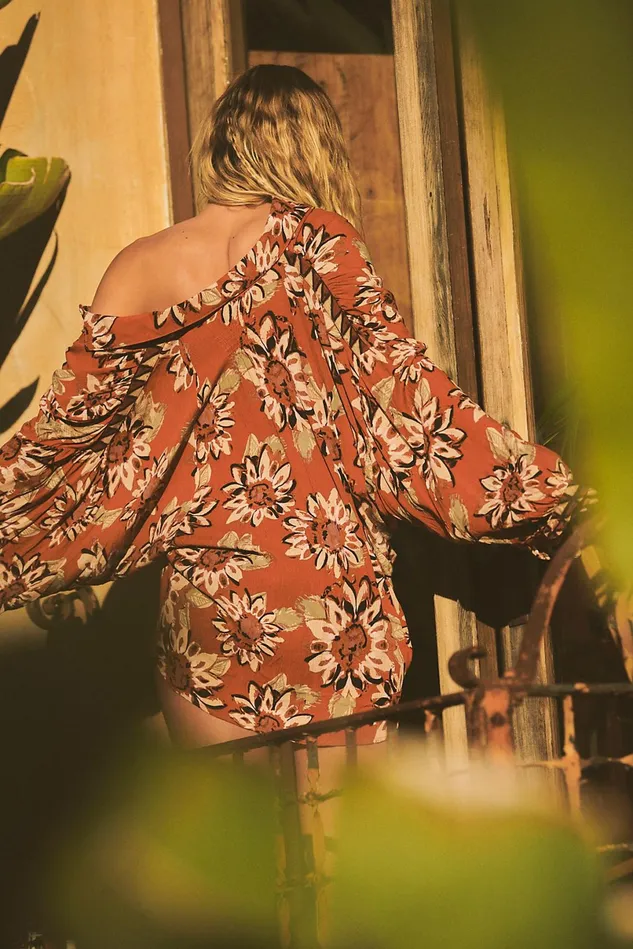 Women Tops Free People Good Vibrations Shirt Light Combo