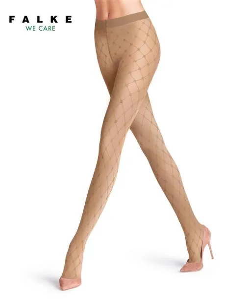 Women Twisted Story 20 DEN Women Tights Powder FALKE Tights and Leggings