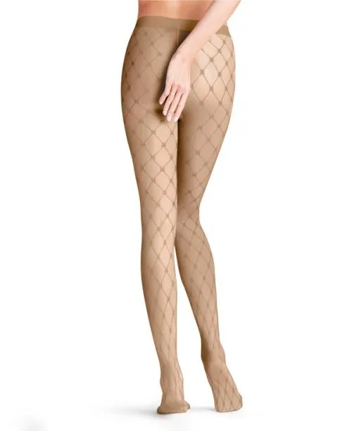 Women Twisted Story 20 DEN Women Tights Powder FALKE Tights and Leggings