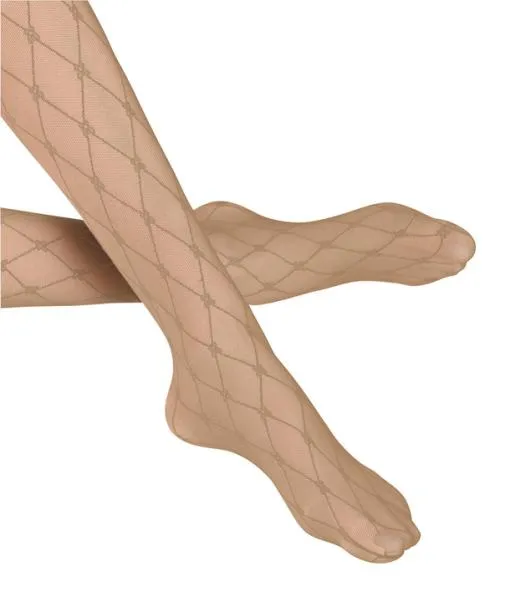Women Twisted Story 20 DEN Women Tights Powder FALKE Tights and Leggings