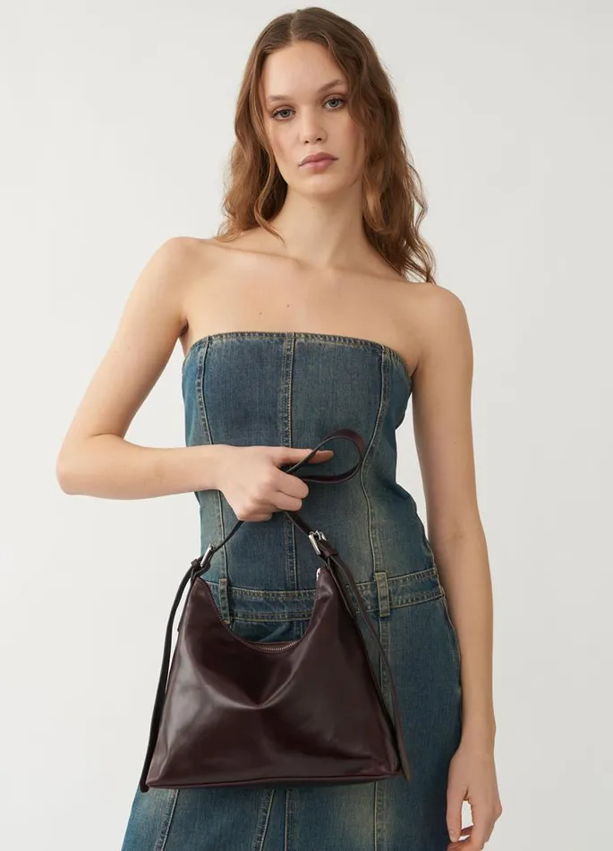 Women Vagabond Bags BARI BAG Dark Brown Leather