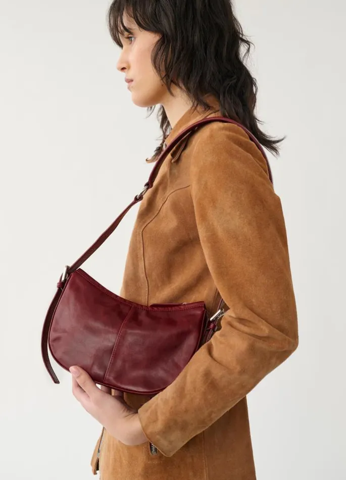 Women Vagabond Bags MINOH BAG Dark Red Leather